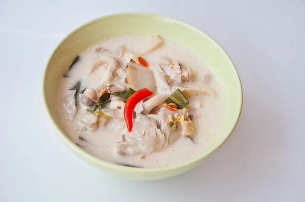 Thai-Food Aufruf Tomyum Kha kai — Stockfoto
