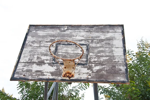 Old basketball hoop — Stock Photo, Image