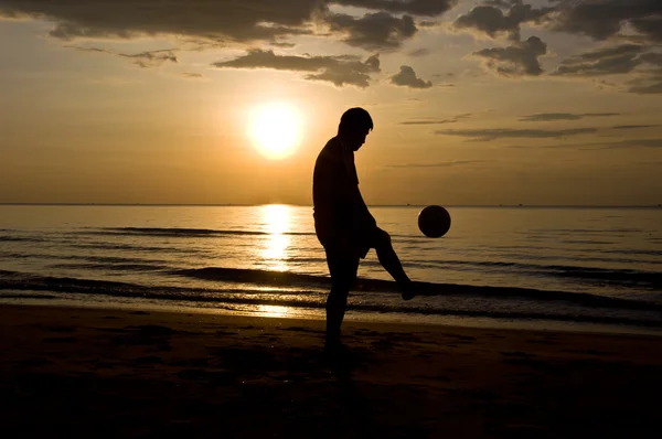 Plaj Futbolu — Stok fotoğraf