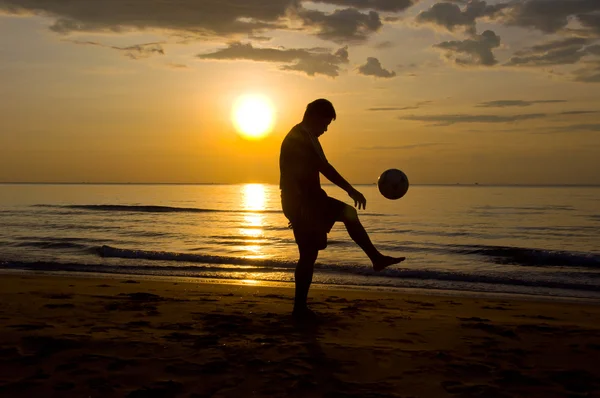 Strandfotboll — Stockfoto