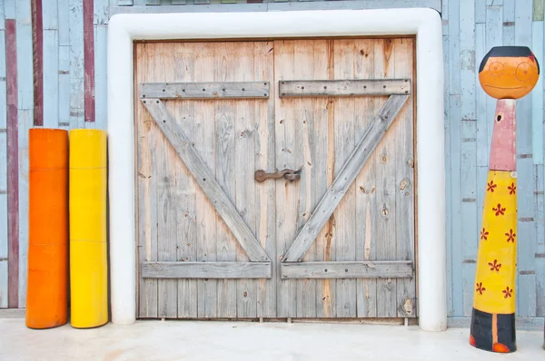 Porte en bois — Photo