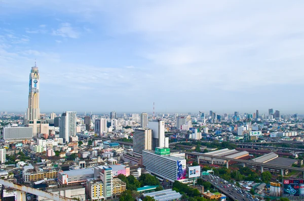 Widok z lotu ptaka Bangkok — Zdjęcie stockowe
