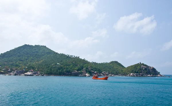 Oranje schip — Stockfoto