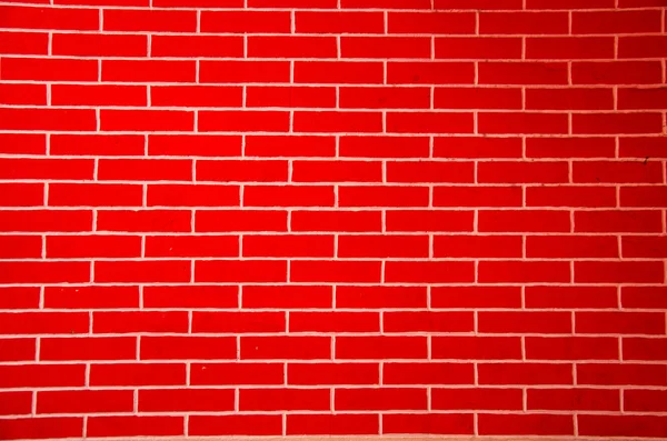 Mur de brique rouge — Photo