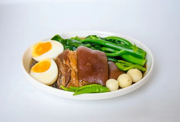 Thai étel hívja kha moo — Stock Fotó
