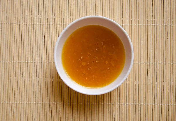 Vinegar soup with chili — Stock Photo, Image
