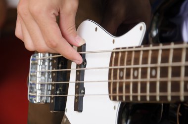 bas gitar için el