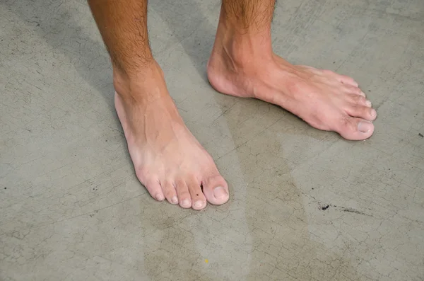 Barefoot from children — Stock Photo, Image