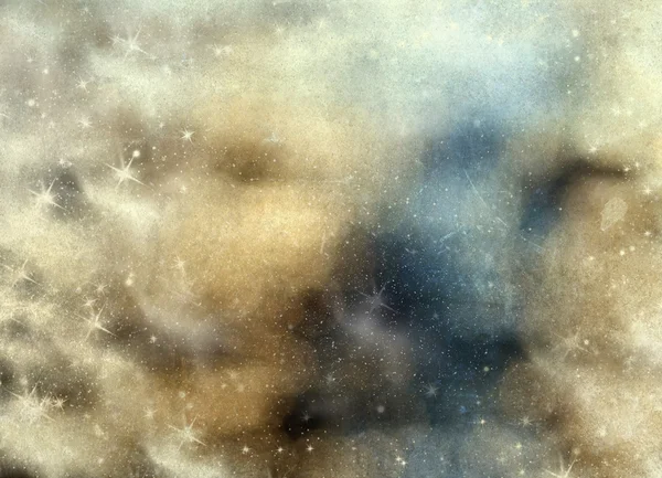 Абстрактный рождественский фон с белыми снежинками — стоковое фото