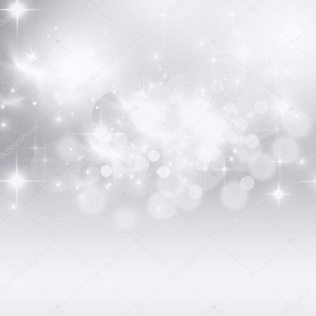 Abstract Christmas background with white snowflakes