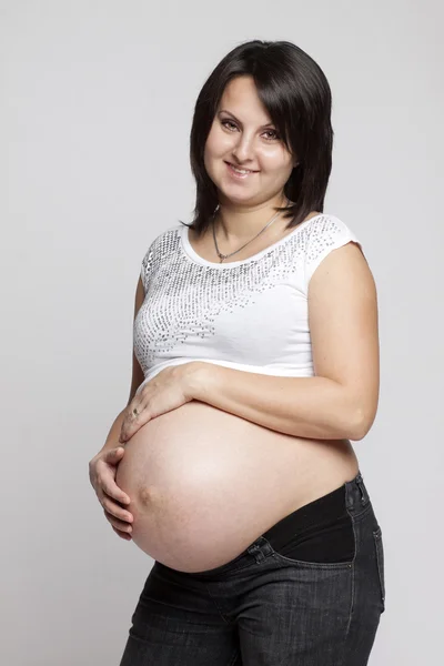 Mulher grávida bonita — Fotografia de Stock