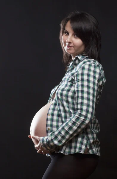 Bella donna incinta — Foto Stock