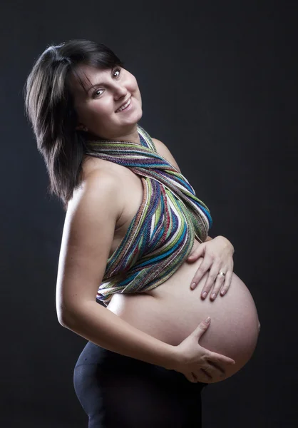 Femeie gravidă frumoasă — Fotografie, imagine de stoc