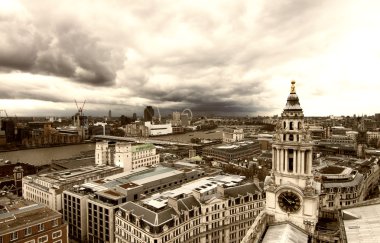 Londra panorama St paul Katedrali