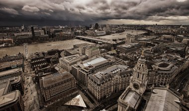 Londra panorama St paul Katedrali