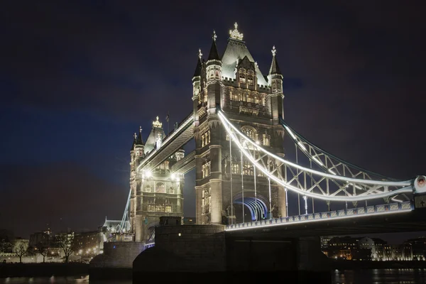 Tower bridge la nuit, Londres — Photo