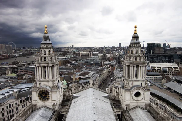 London Visa från st. paul cathedral — Stockfoto