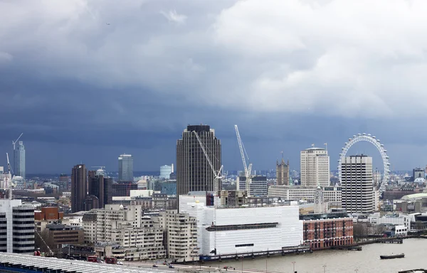 Панорама Лондона из собора Святого Павла — стоковое фото