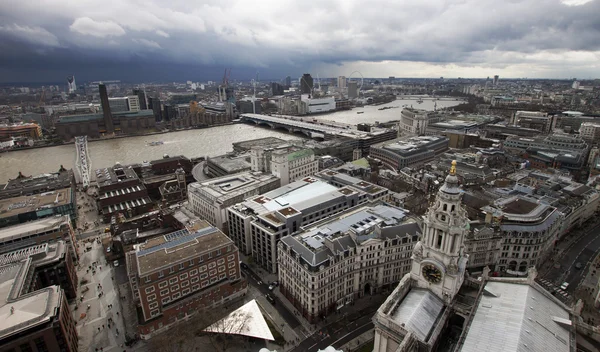 Panoramy Londynu od katedry Świętego Pawła — Zdjęcie stockowe