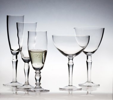 Şampanya cam ürünleri