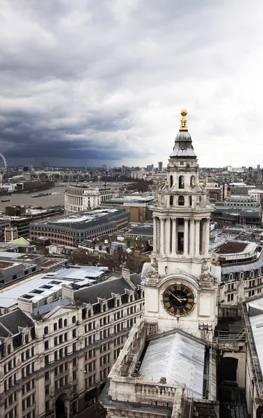 London panorama from St. Paul cathedral — Stock Photo, Image