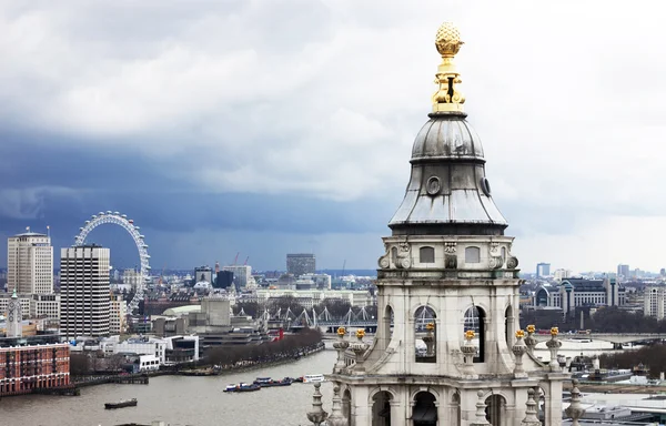 Szent Paul katedrális londoni panoráma — Stock Fotó