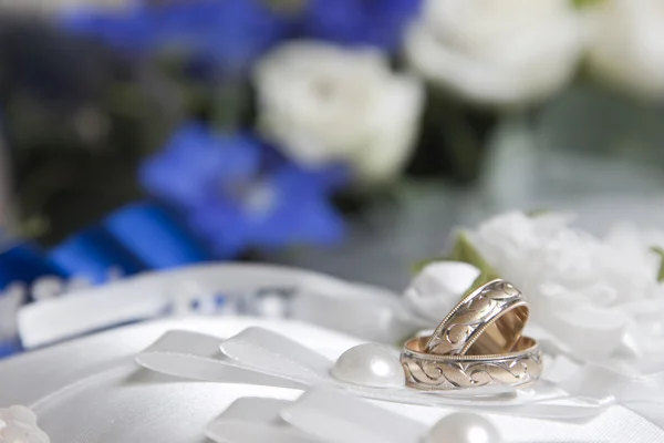 Anillos de boda — Foto de Stock