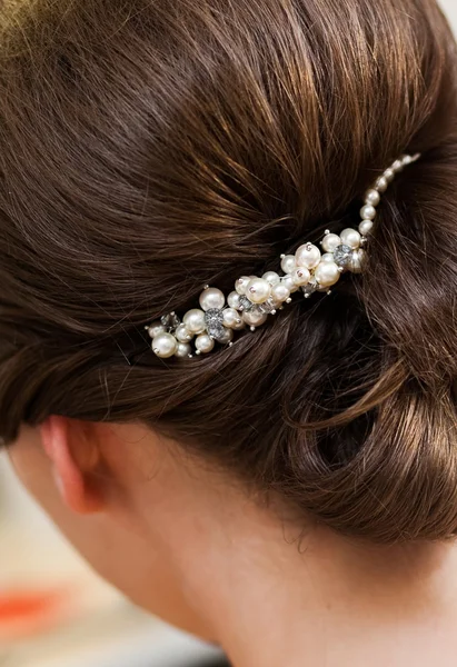 Wedding hairstyle — Stock Photo, Image