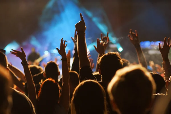 Crowd at concert — Stock Photo, Image