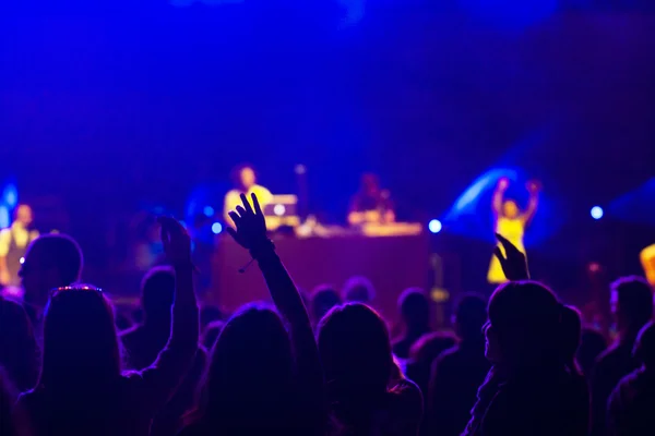 Andrang bei Konzert — Stockfoto