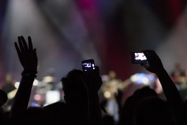 Crowd at concert — Stock Photo, Image