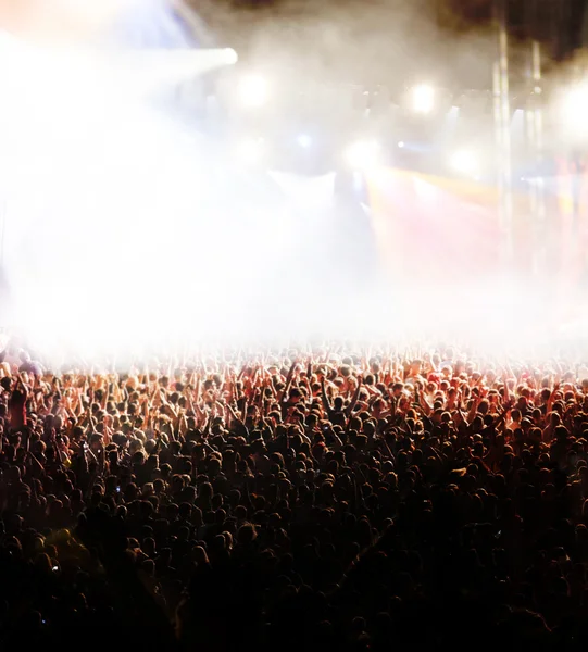 Andrang bei Konzert — Stockfoto