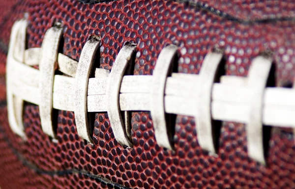 Close-up van american football Stockafbeelding