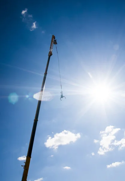 Bungee jumping — Stock Photo, Image