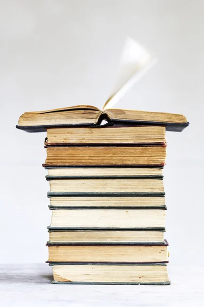 Plie of old books — Stock Photo, Image