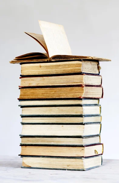 Plie of old books — Stock Photo, Image