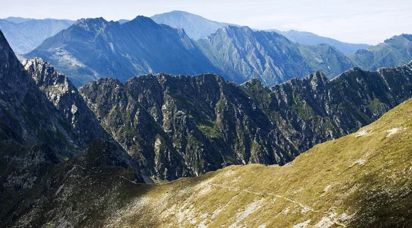 Vista desde el pico Moldoveanu — Foto de Stock