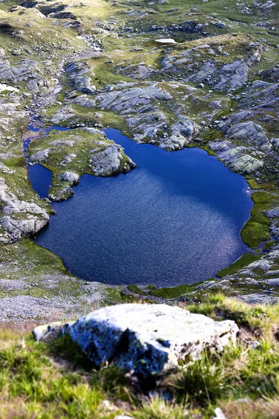 Landschap van capra lake — Stockfoto