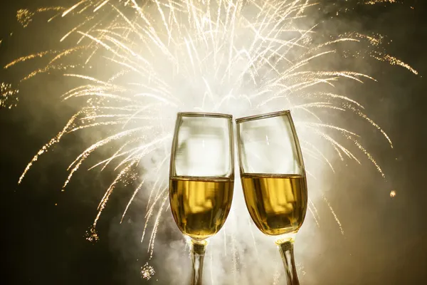 Şampanya ile gözlük