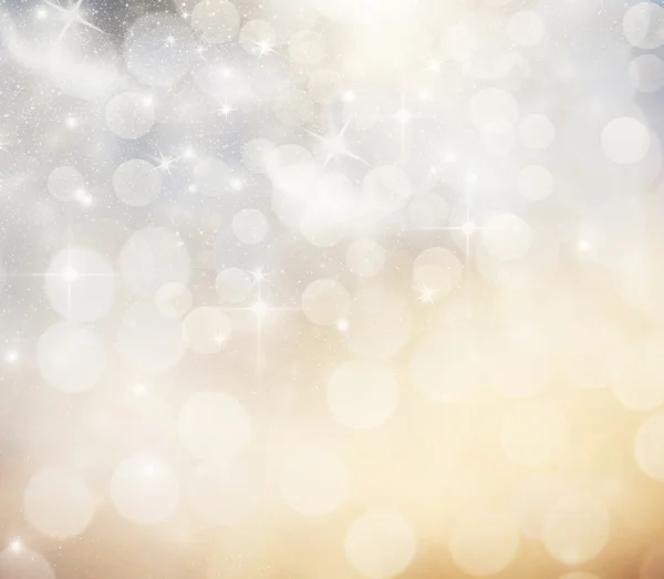Luce astratta sfondo di Natale con luci di festa — Foto Stock