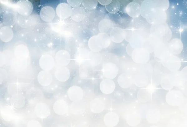 Licht abstrakte Weihnachten Hintergrund mit Weihnachtsbeleuchtung — Stockfoto
