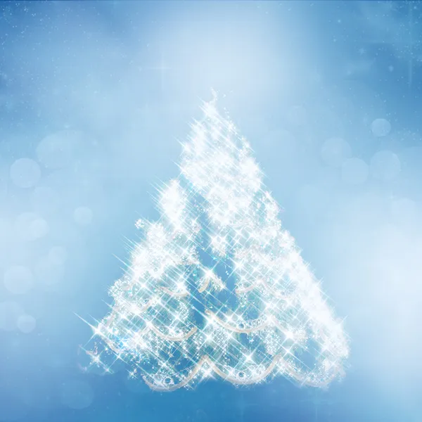 Jul-abstrakt bakgrund med holiday ljus — Stockfoto