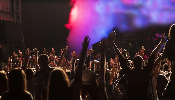 Crowd at concert — Stock Photo, Image