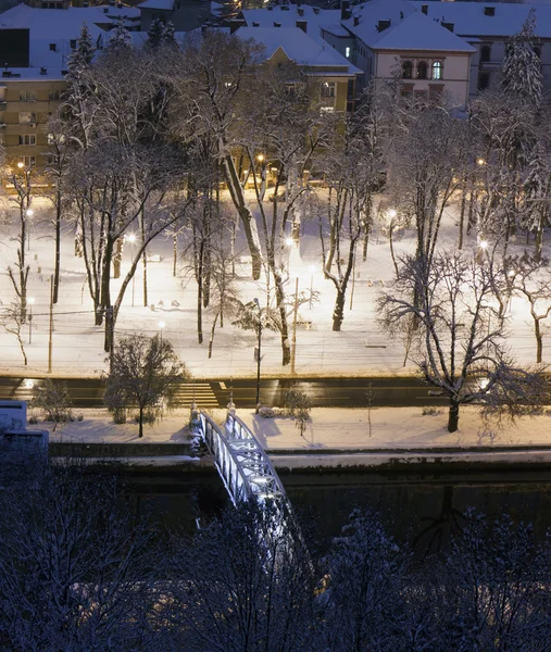 Zima v cluj — Stock fotografie