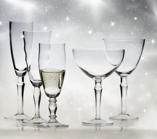 Champagne glasses — Stock Photo, Image