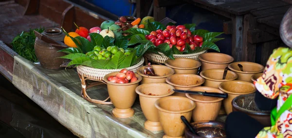 Taling Chan schwimmender Markt — Stockfoto