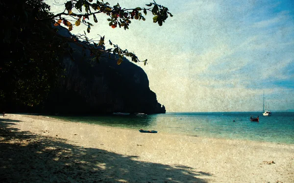 Exotische strand vakantie achtergrond — Stockfoto