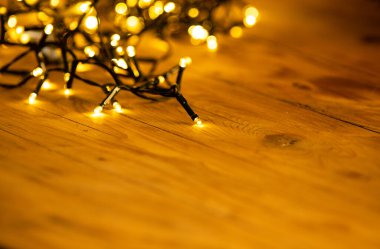 Soyut klasik Noel ışıkları arka planı