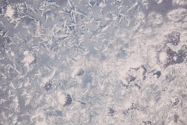 Beautiful Frozen Snowflakes Christmas Background — Stock Photo, Image