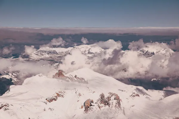 Csodálatos Havas Csúcsok Svájci Alpokban Jungfrau Régió Schilthorn — Stock Fotó